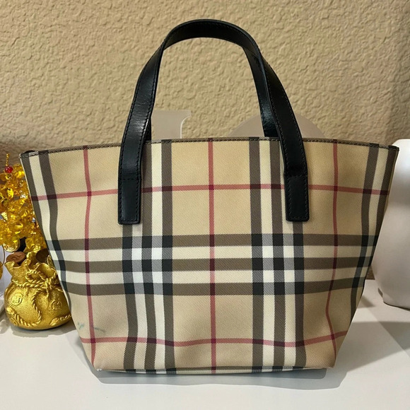 BURBERRY MINI TOTE - Picture 2 of 14